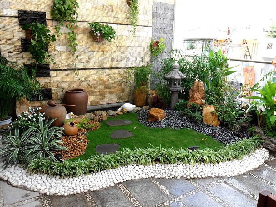 Tiểu cảnh sân vườn đẹp