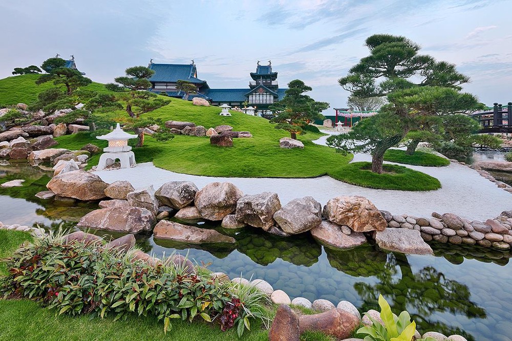 thiết kế thi công sân vườn biệt thự 