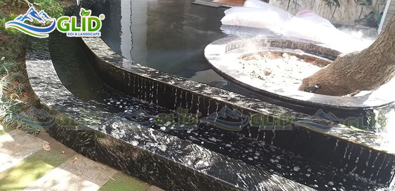 thiết kế thi công hồ cá koi ciputra 