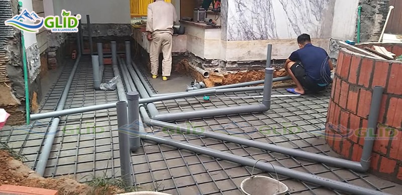 thiết kế thi công hồ cá koi ciputra 