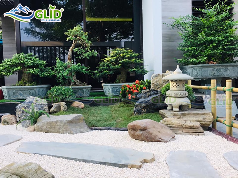 thiết kế thi công hồ cá koi KĐT green stars