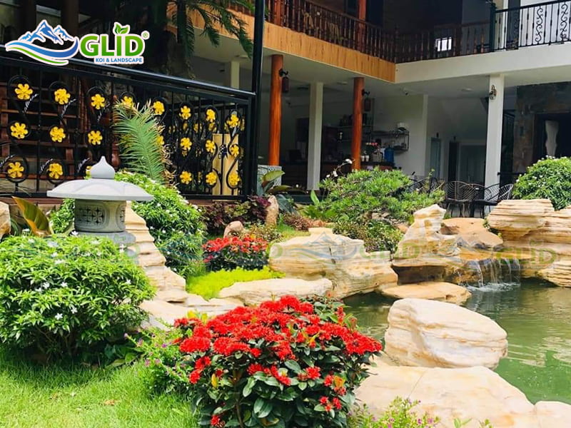 thiết kế thi công hồ cá koi Hà Tĩnh