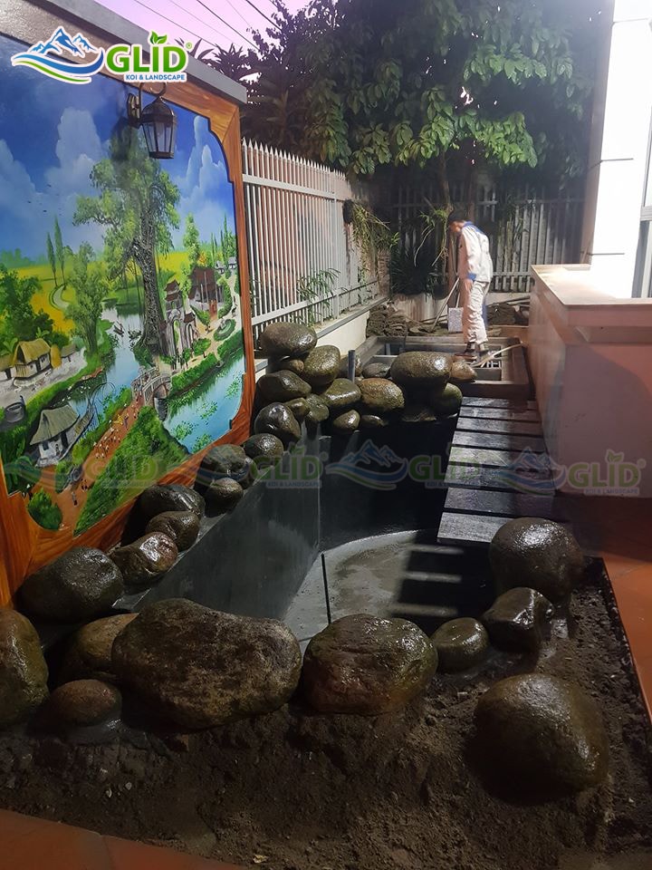 thiết kế thi công hồ cá koi Lai Châu