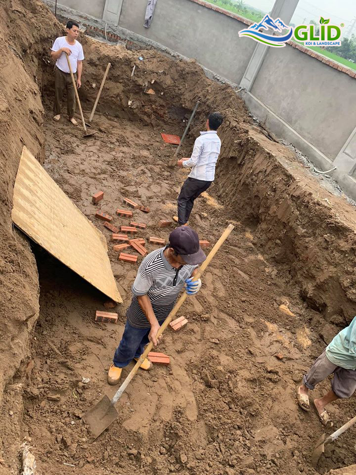 thi công hồ cá koi Như Quỳnh , Hưng Yên