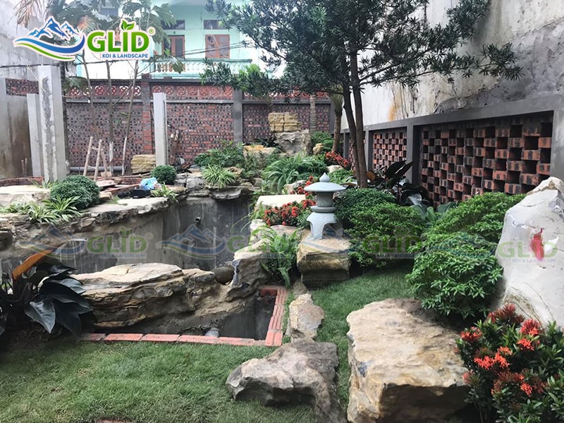 thiết kế thi công hồ cá koi phú thọ