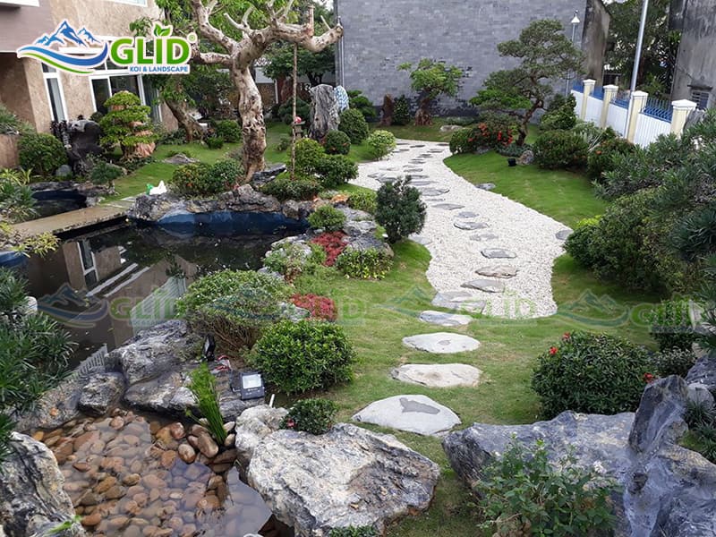 thiết kế thi công sân vườn Quảng Ngãi