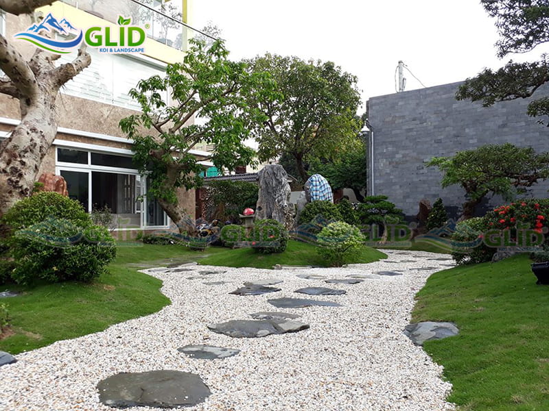 thiết kế thi công sân vườn Quảng Ngãi