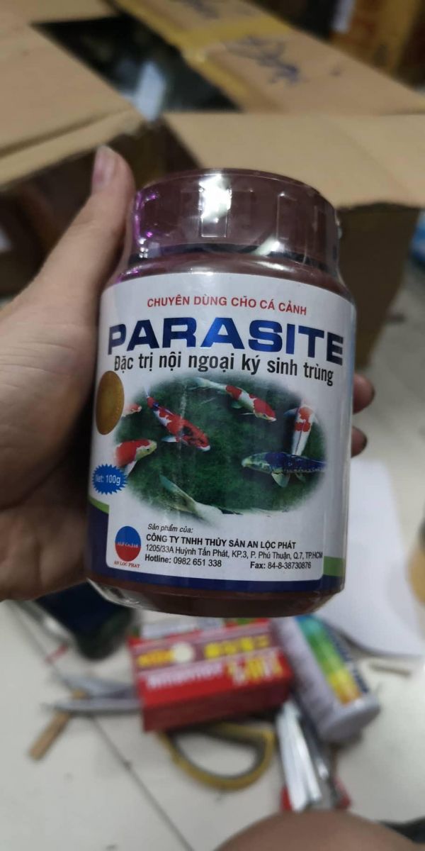 trị ký sinh trùng hồ cá koi 