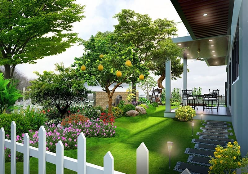 Thiết kế thi công sân vườn 