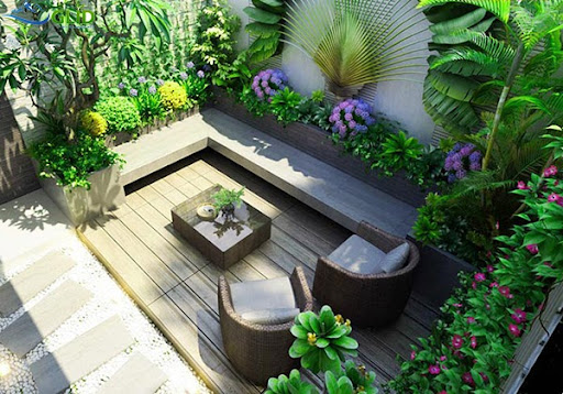 Hướng dẫn cách trang trí sân vườn đẹp hợp với xu hướng