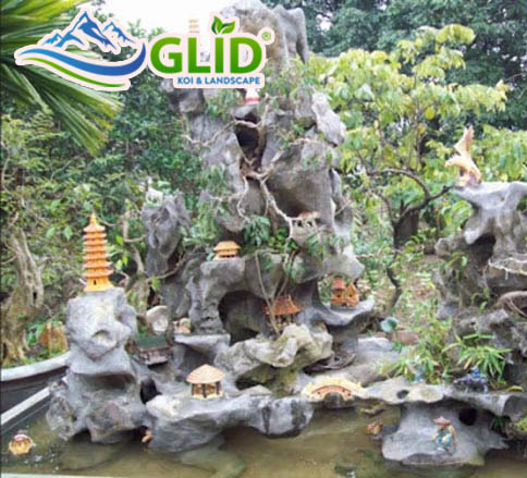 hòn non bộ làm sẵn 