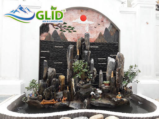 Thiết kế hòn non bộ phụ tử đẹp cho gia đình bạn 