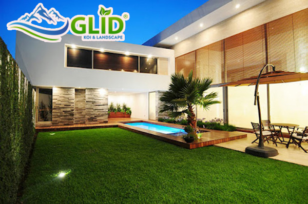 Mẫu tiểu cảnh sân vườn