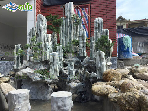 Tiểu cảnh non bộ tuyết sơn cực kỳ độc đáo và ấn tượng