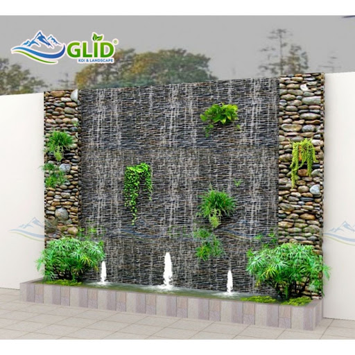 Thác nước sân vườn