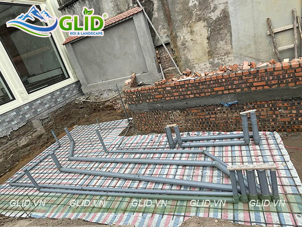 Thiết Kế Thi Công Hồ Cá Koi Bắc Giang
