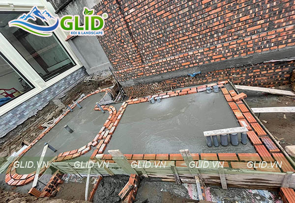 Thiết Kế Thi Công Hồ Cá Koi Bắc Giang