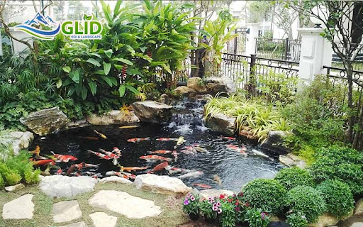 mẫu hồ cá koi mini ngoài trời đẹp nhất