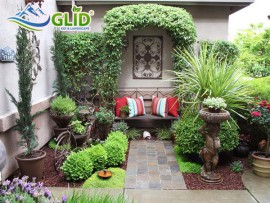 Thi công tiểu cảnh sân vườn trước nhà trọn gói giá rẻ