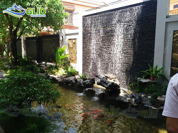 Thiết kế sân vườn hồ cá