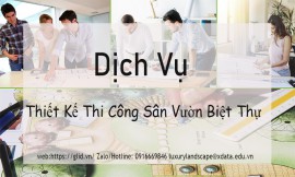 Thiết Kế Thi Công Sân Vườn Biệt Thự