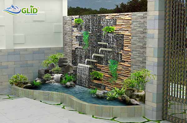 Hướng dẫn thiết kế thác nước trên tường mới nhất 2022