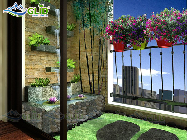 Thiết kế thi công sân vườn cho nhà phố