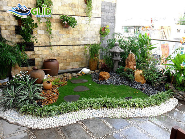 Thiết kế thi công sân vườn cho nhà phố