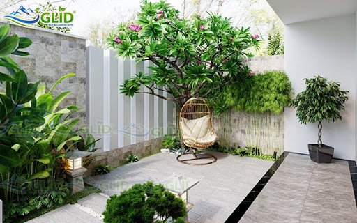 Tiểu cảnh bên hông nhà tối giản không gian cho gia đình bạn