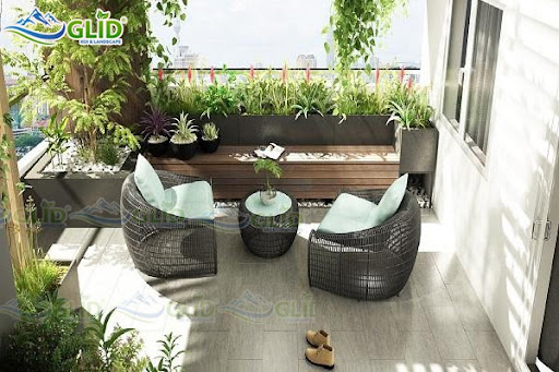 Tiểu cảnh sân thượng nhỏ
