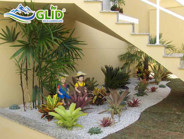 Tiểu cảnh sân vườn mini
